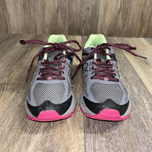 ASICS Gel-Sonoma Gray Pink Green Womens US Size 6 Running Sneaker Shoes T4F7N - Picture 3 of 11